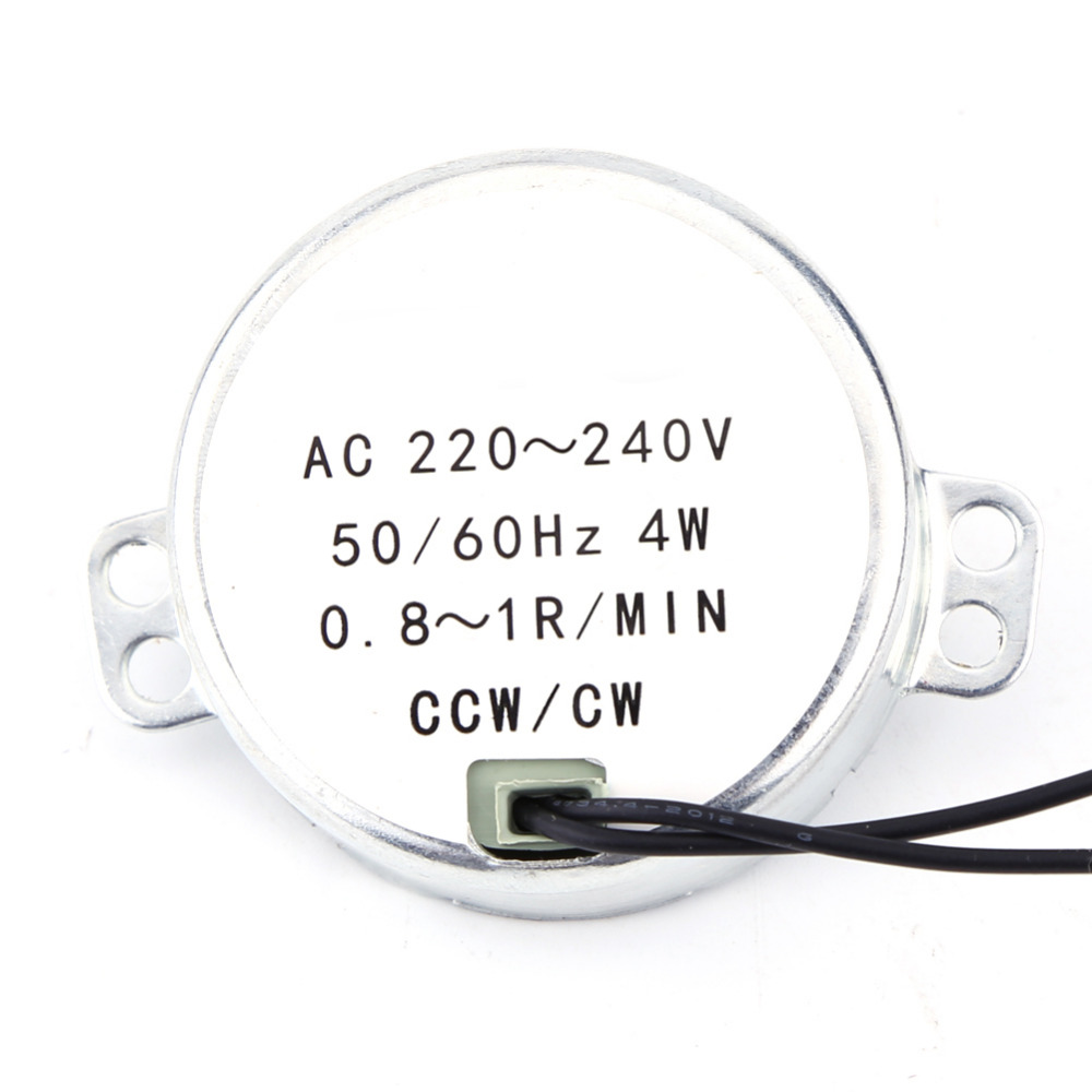 220-240 v ac      4 w cw/ccw 0.8-1 rpm